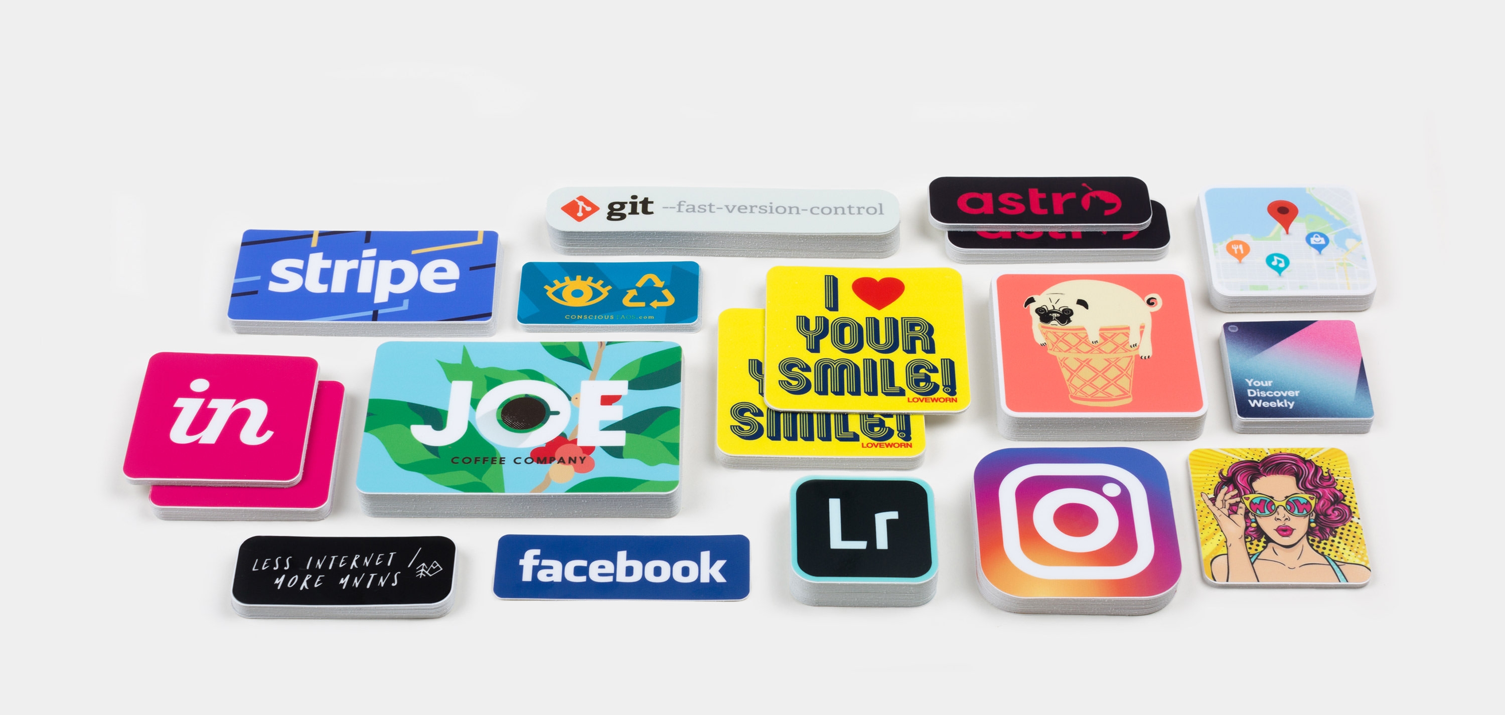 圆角模切单个贴纸