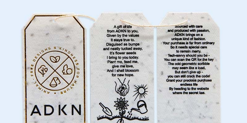 可种种子纸吊牌